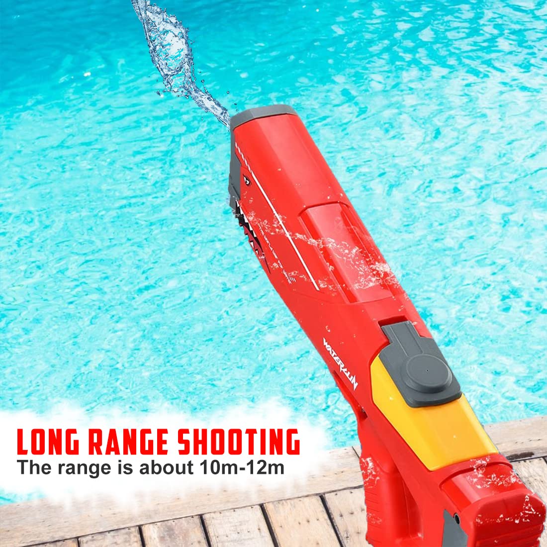 Automatic Electric Water Gun Water Soaker Squirt Guns, Water Blaster Guns, Summer Beach Pool Outdoor Outside Water Toys- for Kids Adults (Random Color)