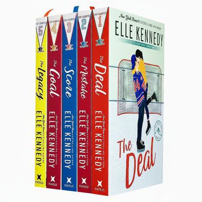 Off-Campus Series By Elle Kennedy 5 Books Collection Set (Hardcover)
