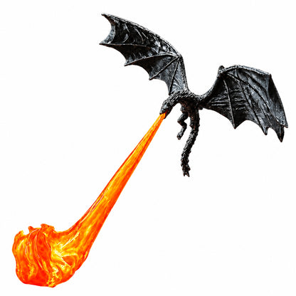Epic Fire-Breathing Dragon LED Statue limited edition