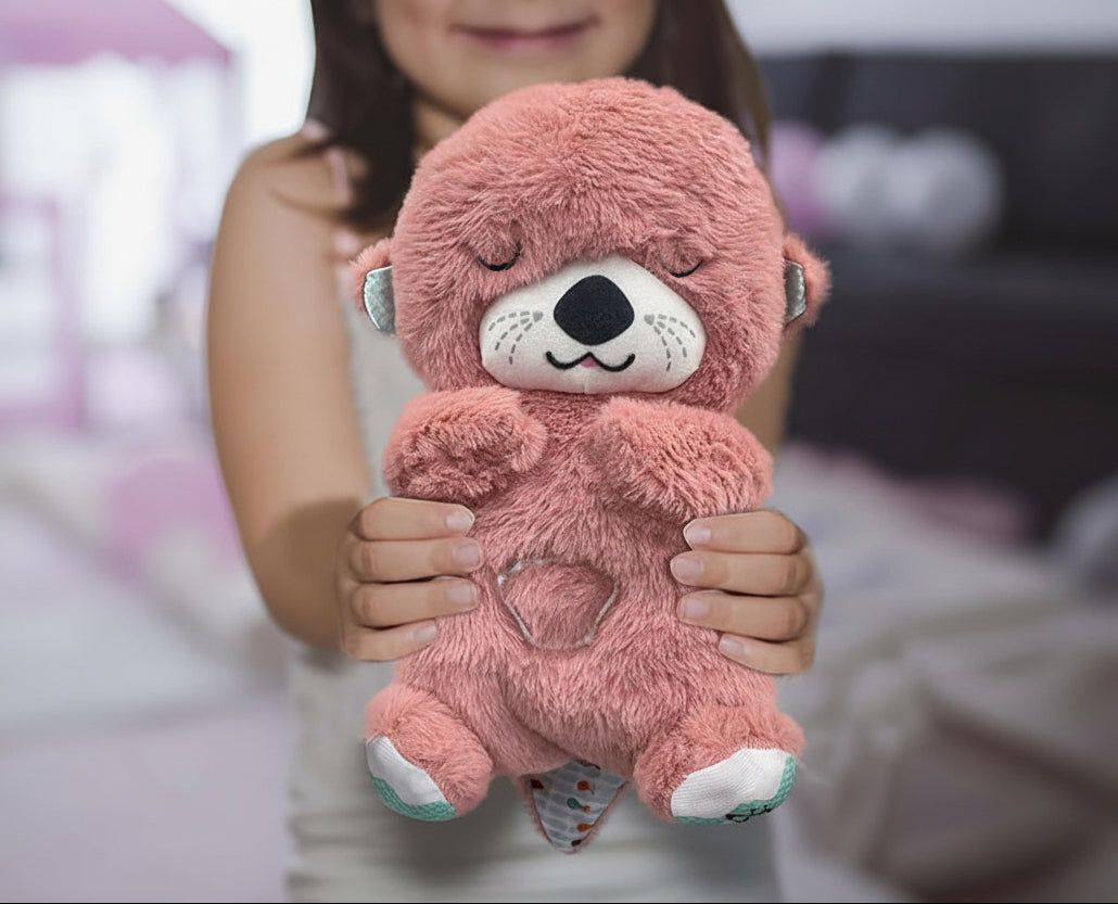 Breathing Teddy Bear with Music, Sound, Light and Breathing Motion Soft Toy for Kids