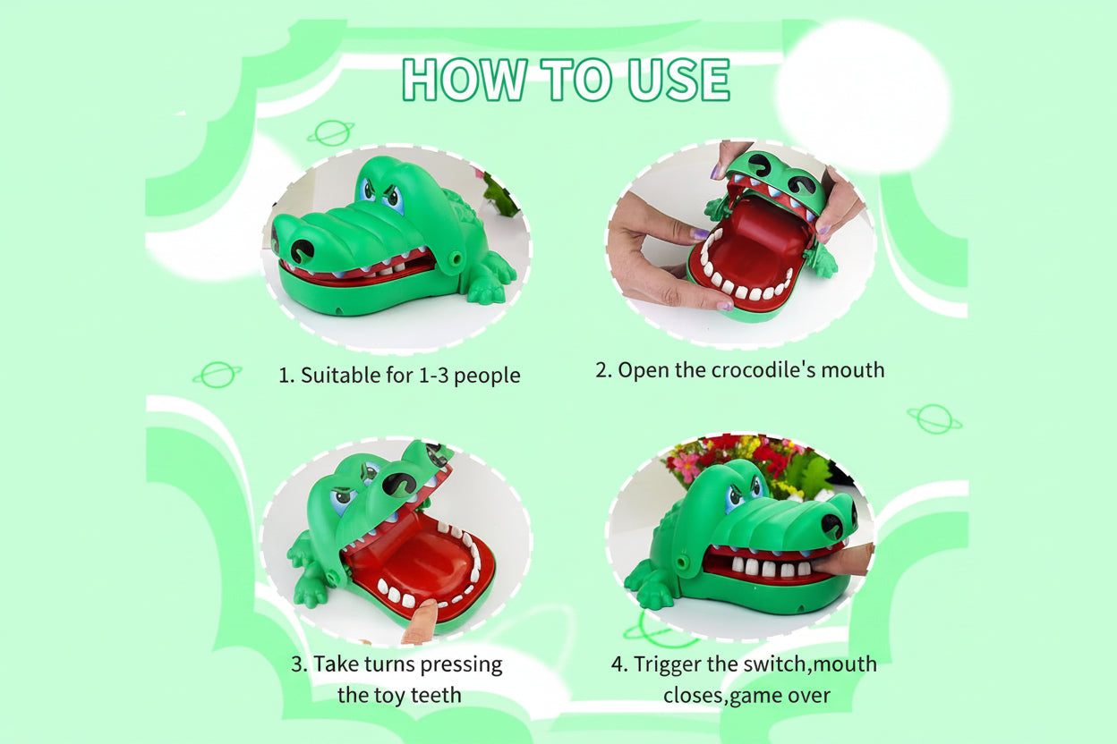 Funny Crocodile Prank Toy Interactive Animal Toys for Fun