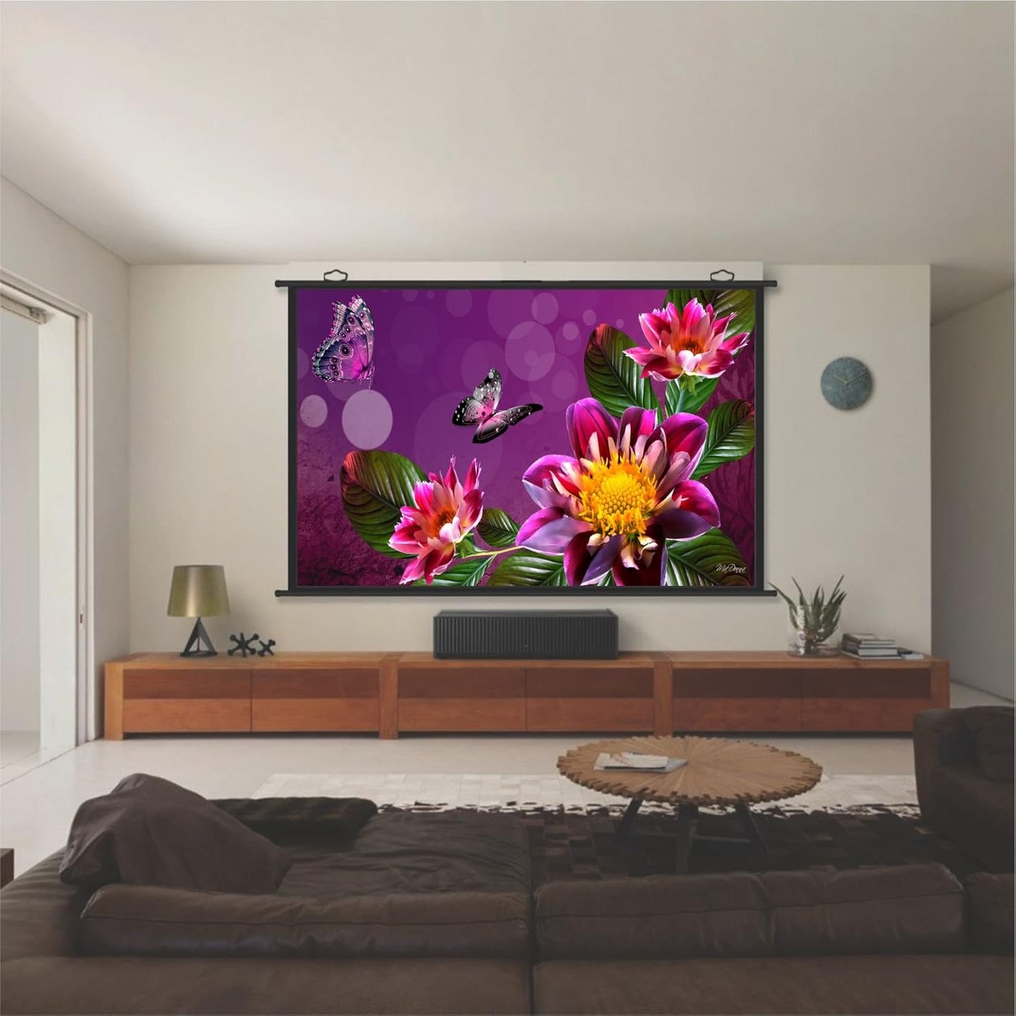 4K Projector Screen, 6 W x 4 H(in Imported HIGH GAIN Fabric A+++++ Grade)