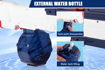 95 Rifle Electric Water Gun with Automatic Water Spray 25-32 Ft Range, Rechargeable High-Pressure Mechanism for Kids, Outdoor Water Fun Toy for Kids & Adults (Random Colour)