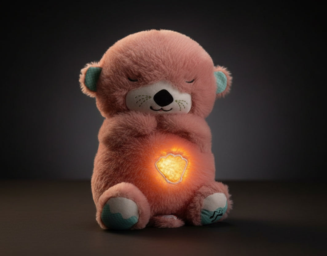 Breathing Teddy Bear with Music, Sound, Light and Breathing Motion Soft Toy for Kids