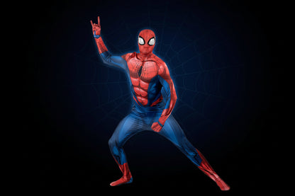 Spider-Man Deluxe Zentai Suit Halloween Costume For Adults