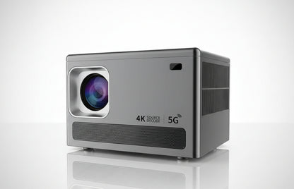 4K Smart Projector Full HD 1080p – Native FHD with 700 ANSI Lumens, Android OS, Auto Keystone, Wi-Fi & Bluetooth Connectivity – Compact Portable Home Cinema Projector for Movies & Gaming