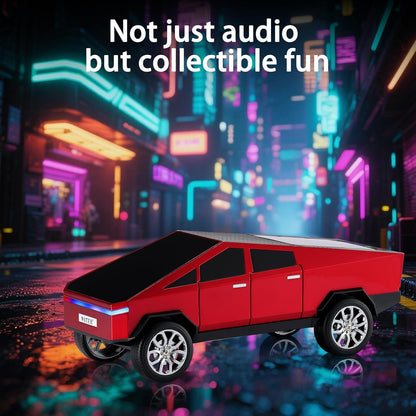 WSTER WS-580L Cyberpunk Truck Wireless Bluetooth Speaker 15 Watts| FM Radio, USB, TF Card, LED Lights