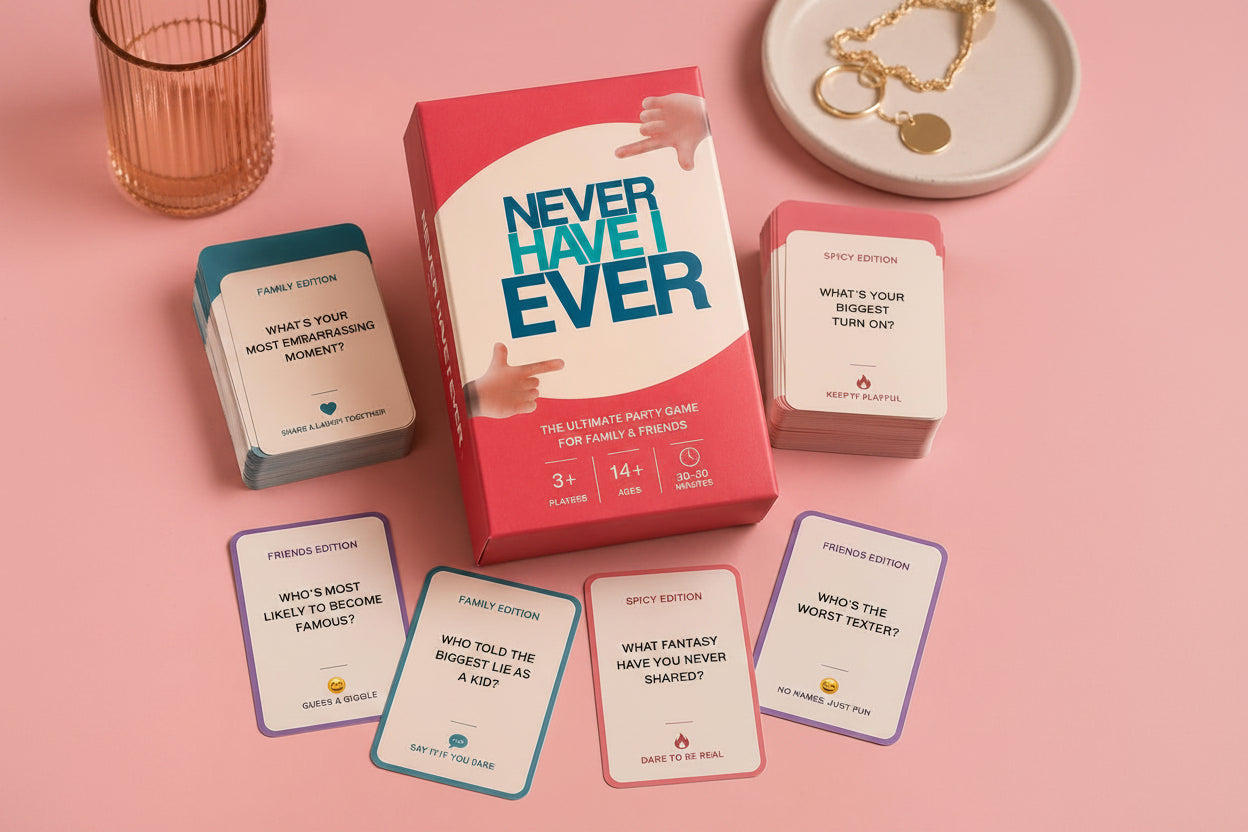 Never Have I Ever Card Game For Ultimate Fun & Challenges Pack of 3