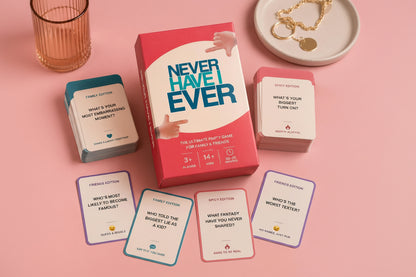 Never Have I Ever Card Game For Ultimate Fun & Challenges Pack of 3