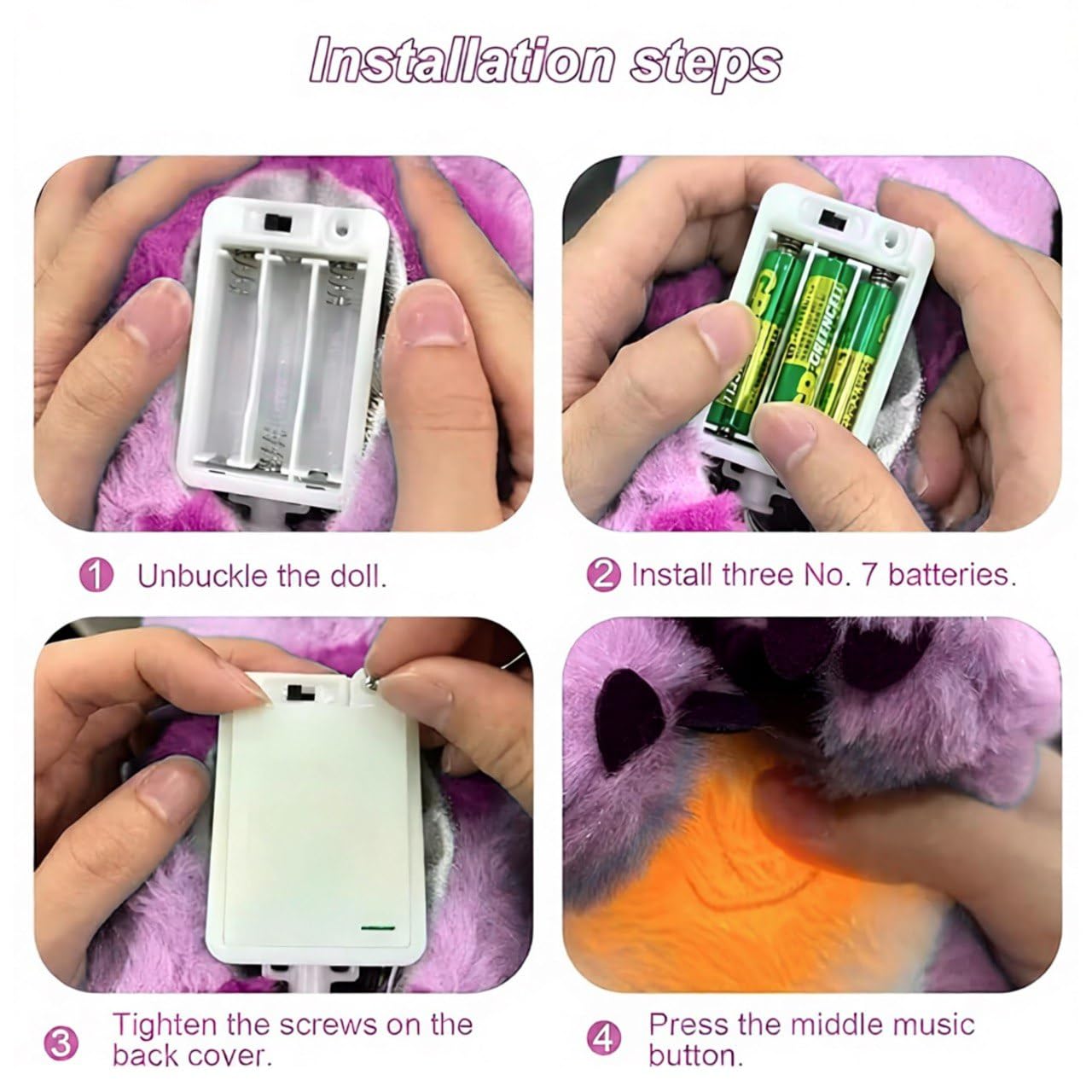 The Breathing Stitch Portable plush Soft Toy Plush, Sound Machine, Baby Gift with Music, Lights & Breathing Motion