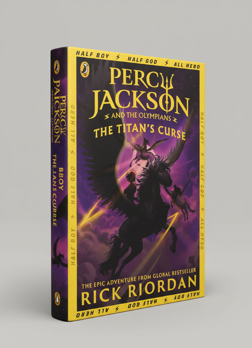 Percy Jackson and The Titan's Curse (Book 3) By Rick Riordan (Hardcover)