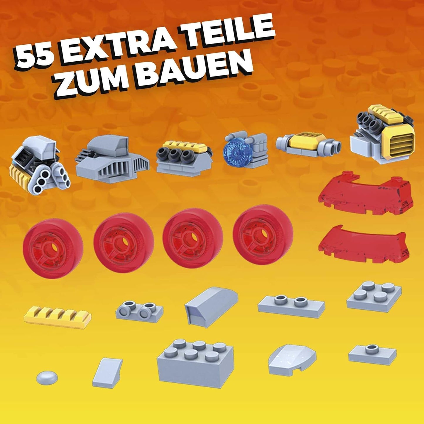 MEGA Hot Wheels Building Sets – Car Customizer (485 Pieces) Premium Set