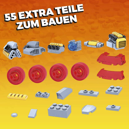MEGA Hot Wheels Building Sets – Car Customizer (485 Pieces) Premium Set