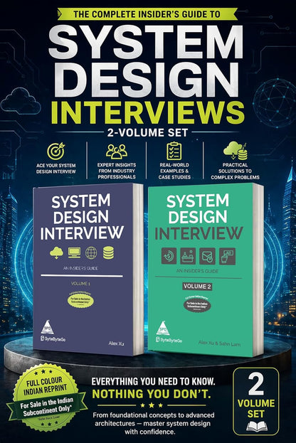 System Design Interview : Complete Insider's Guide – Volume 1 + Volume 2 Combo Set By Alex Xu and Sahn Lam (Paperback)