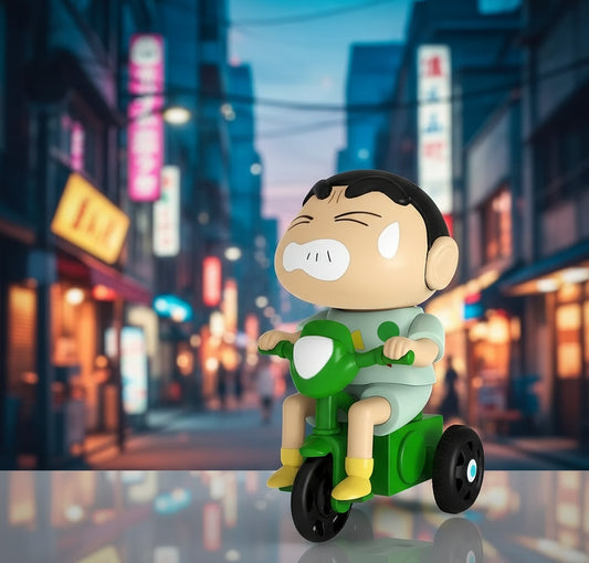Shinchan Cycling Figure Collectible Toy