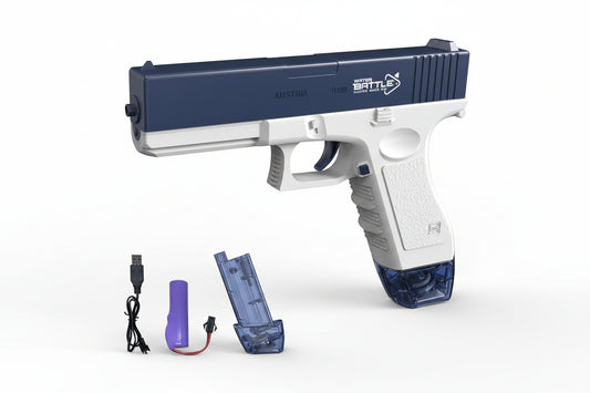 Pistol Automatic Electric Water Gun | High-Pressure Automatic Squirt Gun for Kids & Adults | Summer Pool & Beach Water Blaster | Easy Fill, Fast Shooting, Holi Celebration (Random Colour)