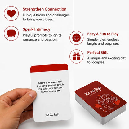 Hot Date Night party game Adult Card Game Pack of 3 (For Adults Only)
