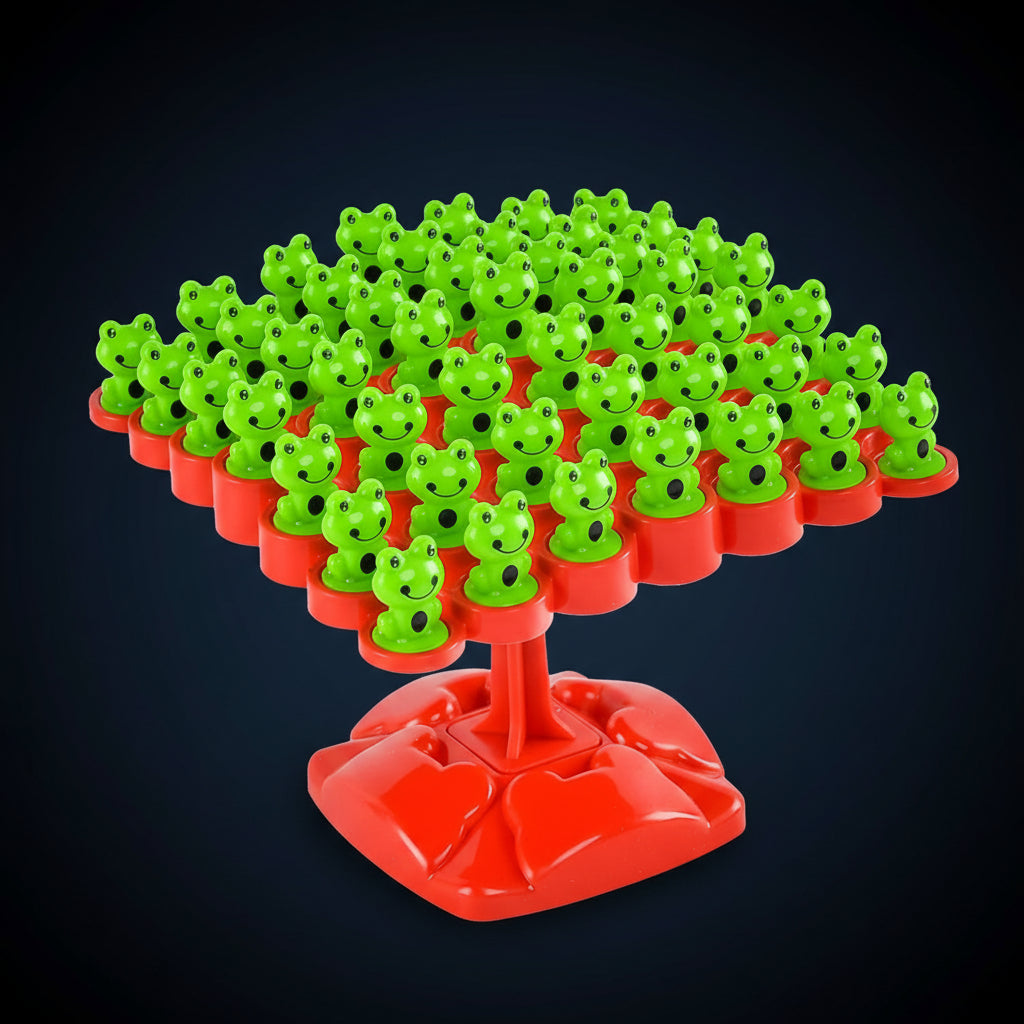 Frog Balance Tree Montessori Toy Intelligence Play Interaction Educational Game for Kids