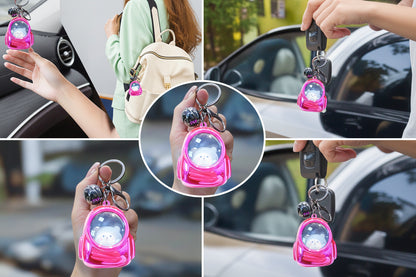 Kitty Bag Keychain with light up limited edition