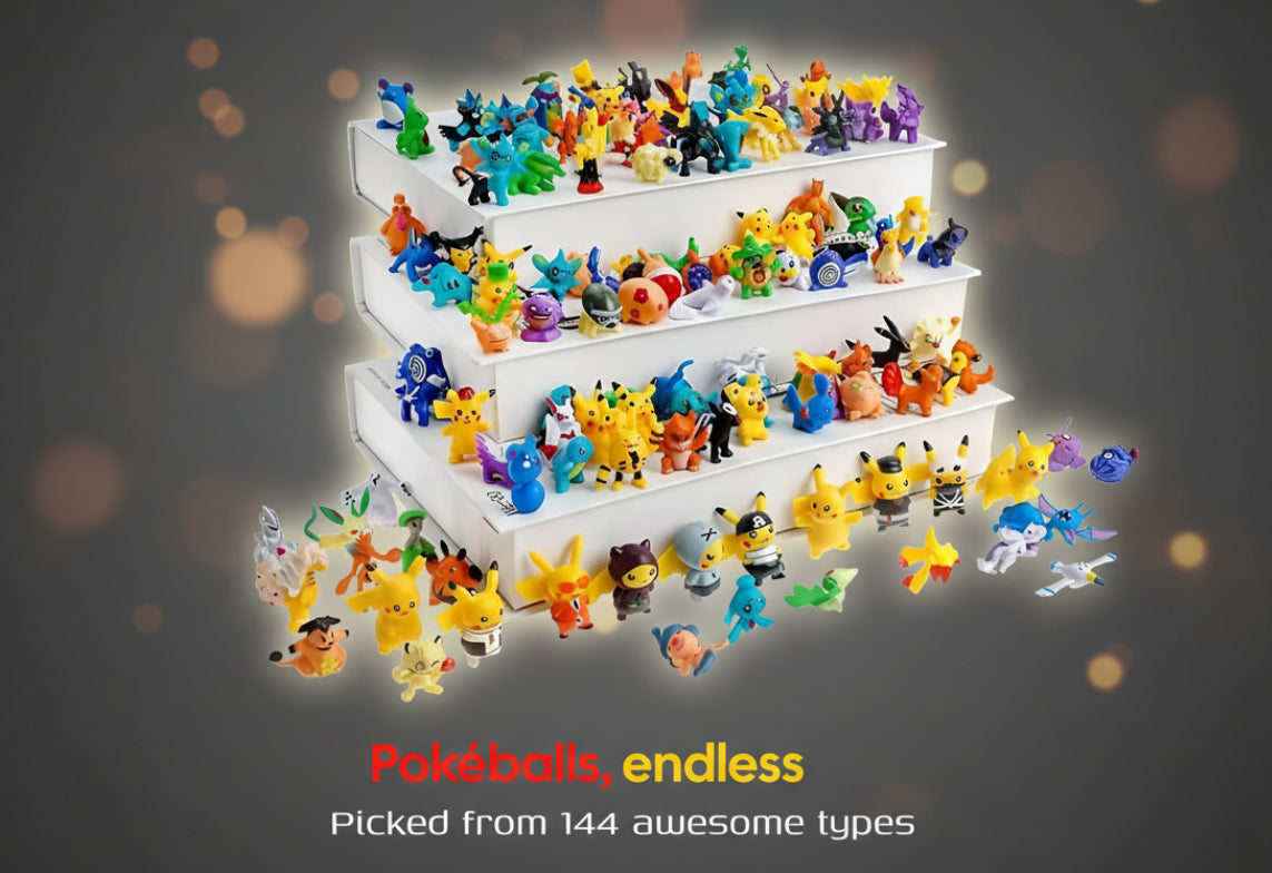 Pokémon Chiby Mini Tiny Figures 144 Pcs Set