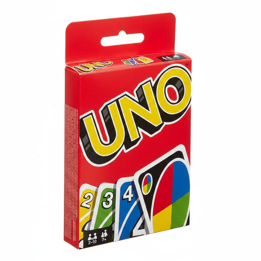Uno Red Playing Card Game for Family Pack of 3