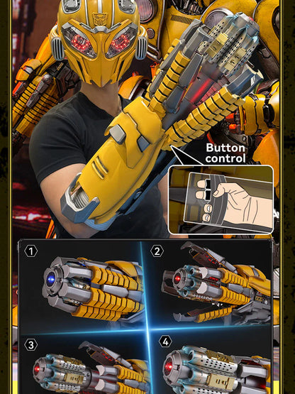 Killerbody Bumblebee Blaster Wearable Hand Cannon toy English voice control transformable wearable by real people Limited Edition