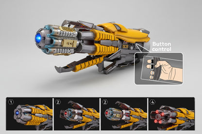 Killerbody Bumblebee Blaster Wearable Hand Cannon toy English voice control transformable wearable by real people Limited Edition