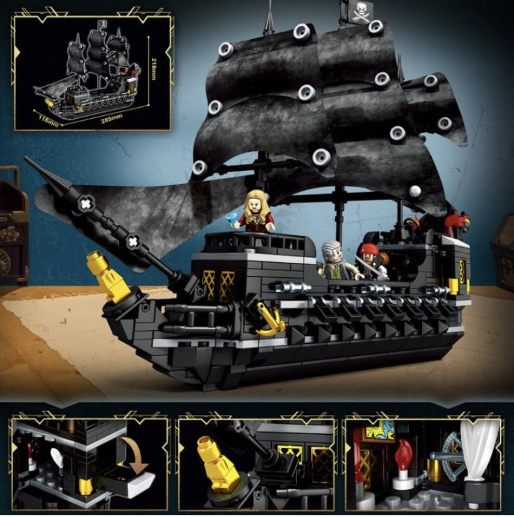 Jack sparrow Pirates of the Caribbean legend Construction Blocks Set 678 Pcs