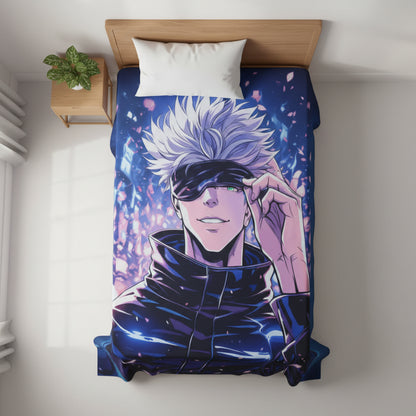 Gojo Satoru Jujutsu Kaisen Anime Wall Tapestry for Home Bedroom Living Room