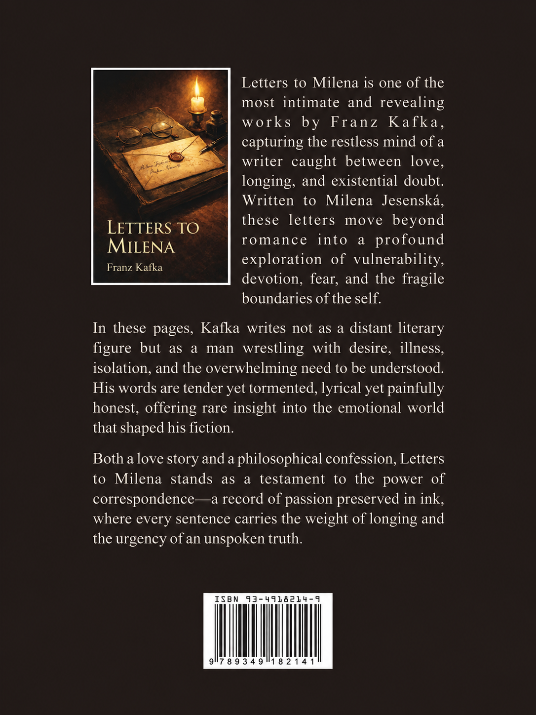 Letters to Milena By Franz Kafka (Paperback)
