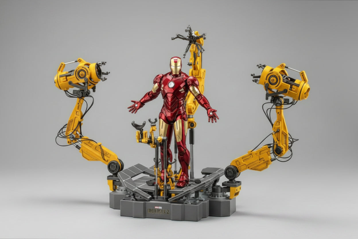 ZD Toys Iron Man MK4 Suit Up Gantry Action Figure - Limited Edition