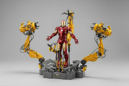 ZD Toys Iron Man MK4 Suit Up Gantry Action Figure - Limited Edition