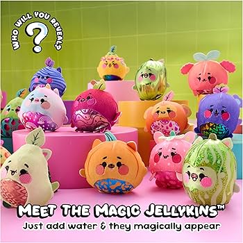 Magic Jellykins Collectible Plush Friends | Water-Reveal Surprise Toy | 20 Characters to Collect | Ages 4+