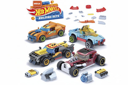 MEGA Hot Wheels Building Sets – Car Customizer (485 Pieces) Premium Set