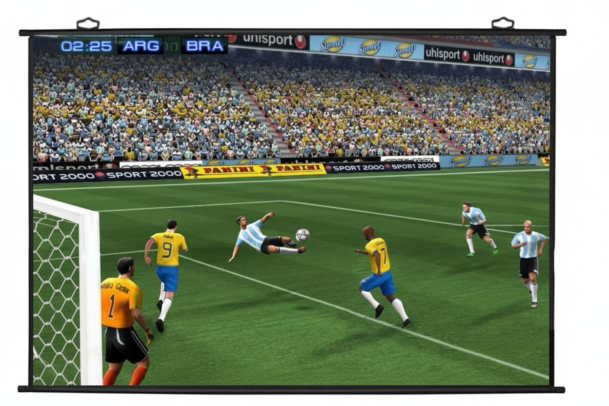 4K Projector Screen, 6 W x 4 H(in Imported HIGH GAIN Fabric A+++++ Grade)