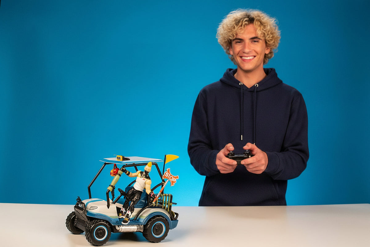 Fortnite ATK R/C ATK All Terrain Kart – Remote Control Drift Vehicle with 10cm Figure