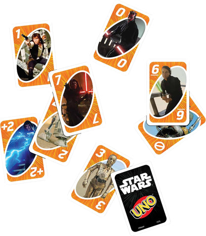 UNO Star Wars Matching Card Game Pack of 3
