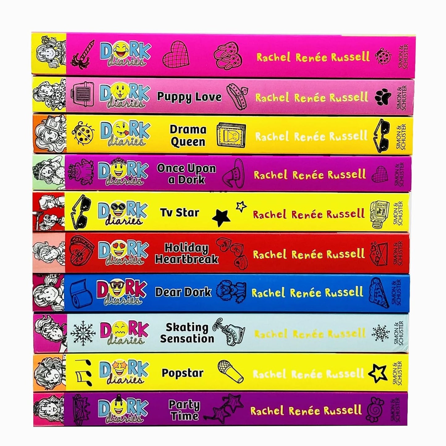 Dork Diaries Boxed Set (1-10) by Rachel Renee Russell