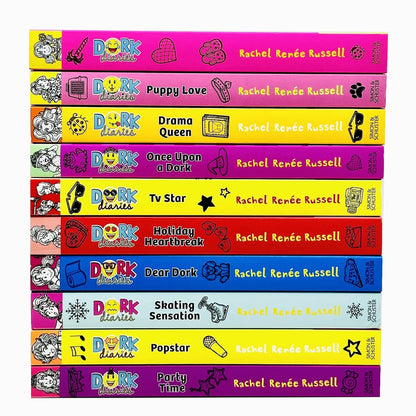 Dork Diaries Boxed Set (1-10) by Rachel Renee Russell
