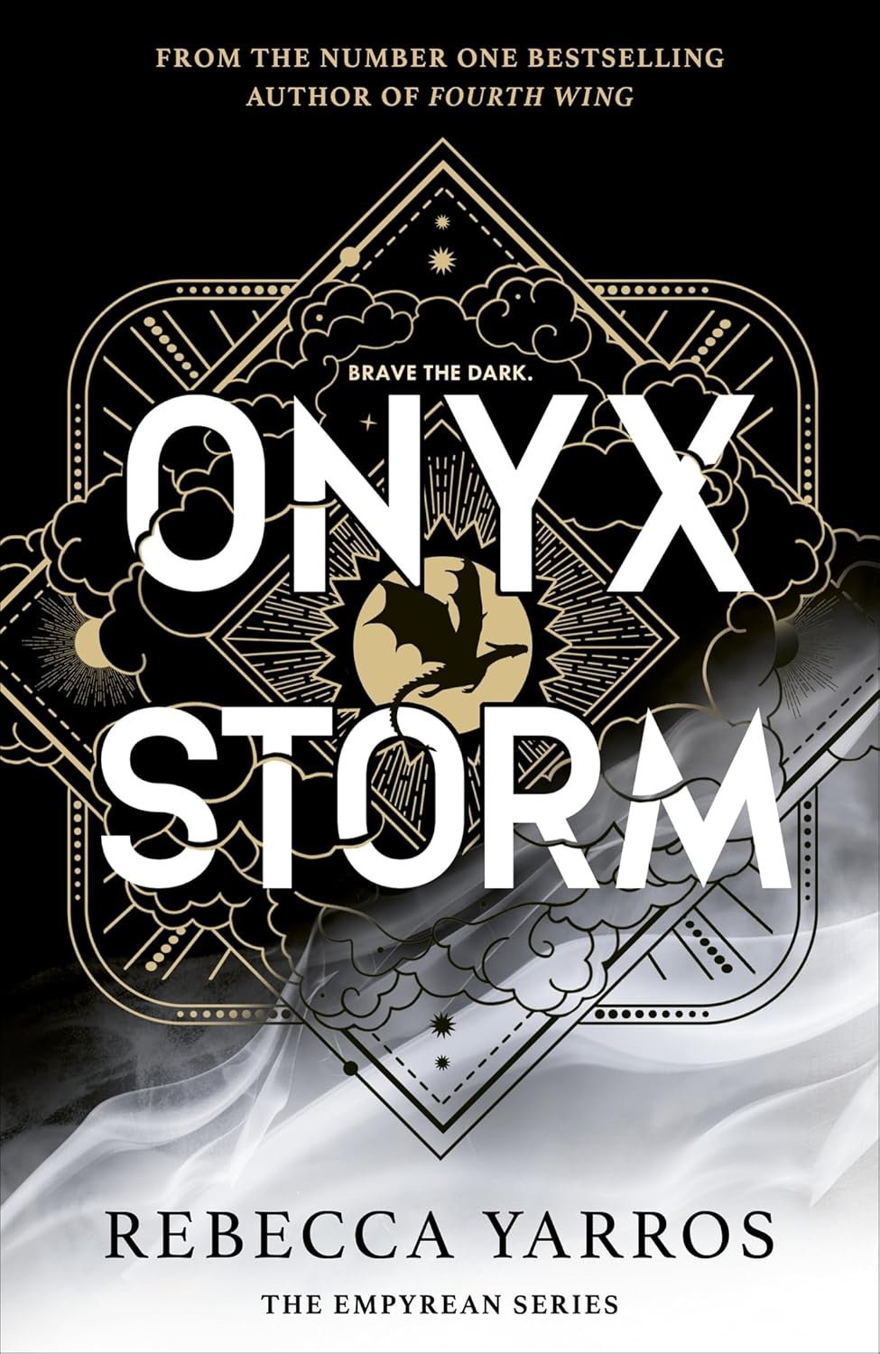 FOURTH WING (Hardcover) And ONYX STORM (Paperback) 2 Book Set Combo By Rebecca Yarros