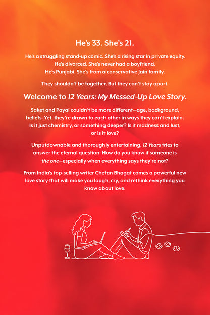 12 Years My Messed-up Love Story By Chetan Bhagat By (Paperback)