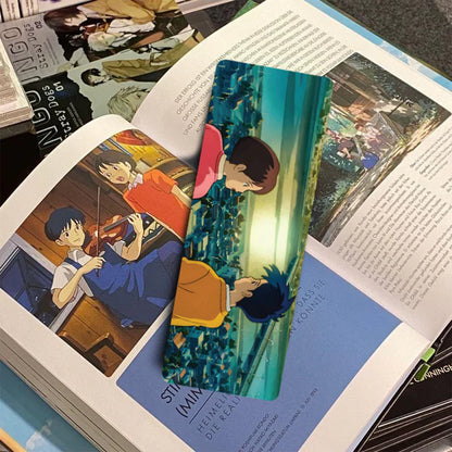 Whimsical Studio Ghibli Inspired Anime Bookmarks Set of 14 (Design 2)