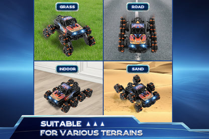 8 Wheels Rc Stunt Car Hand Controlled, Gesture Sensing Remote Control