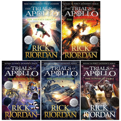 Trials of Apollo 5 BookS Boxed Set BY Rick Riordan