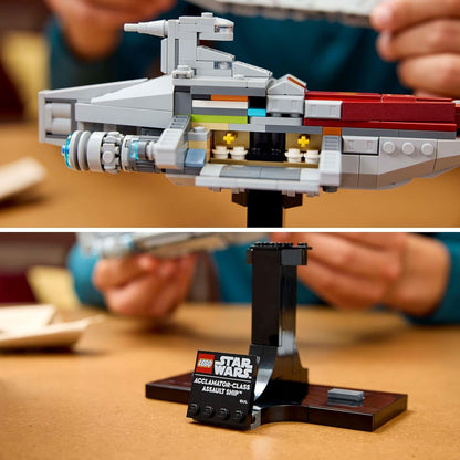Star Wars Acclamator-Class Assault Ship, Buildable Starship Model Building Blocks for 18+ Gift