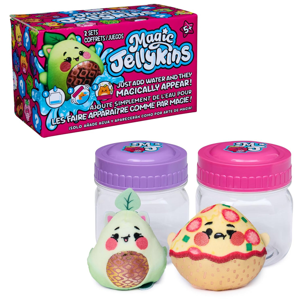 Magic Jellykins Collectible Plush Friends | Water-Reveal Surprise Toy | 20 Characters to Collect | Ages 4+
