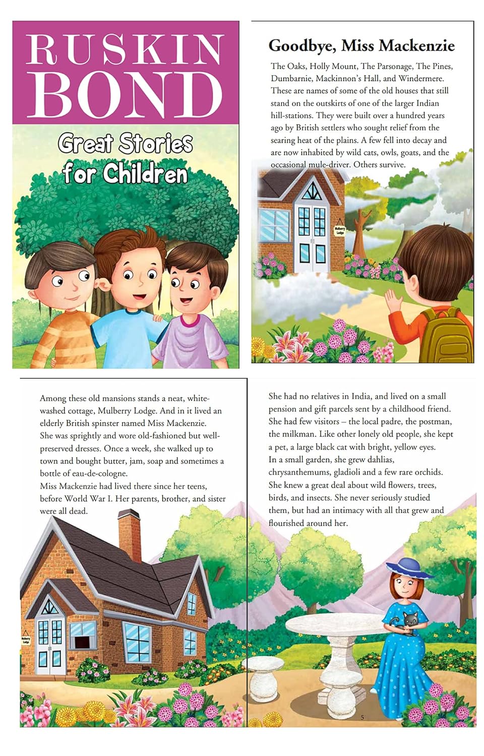 Ruskin Bond Short Stories - Set of 4 Books Best Selling Children Story Books By Ruskin Bond