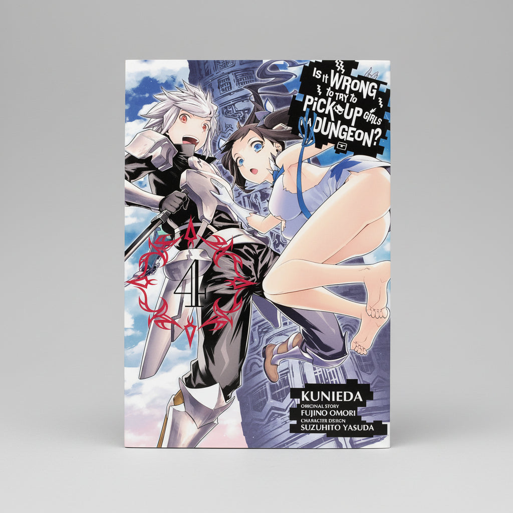 Is It Wrong to Try to Pick Up Girls in a Dungeon?, Vol 4 (Manga) By Fujino Omori (Paperback)