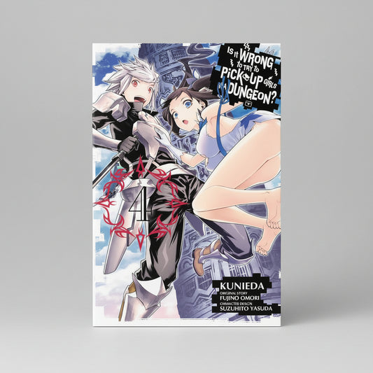 Is It Wrong to Try to Pick Up Girls in a Dungeon?, Vol 4 (Manga) By Fujino Omori (Paperback)
