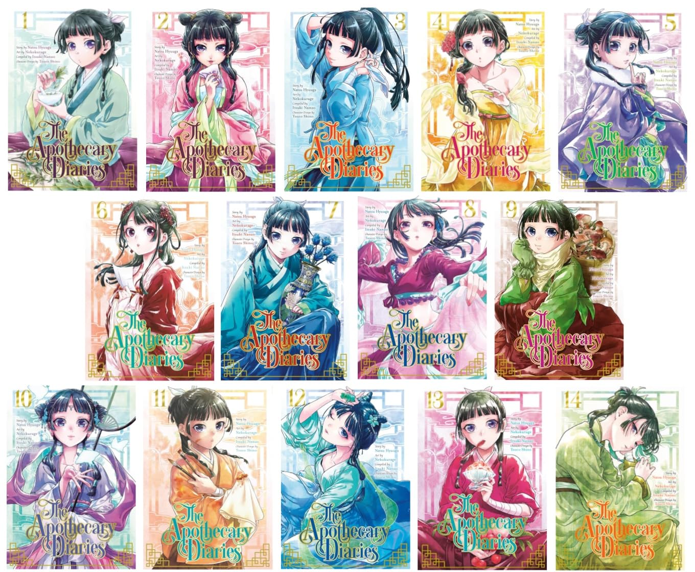 Apothecary Diaries Series Volume 1 - 14 Combo